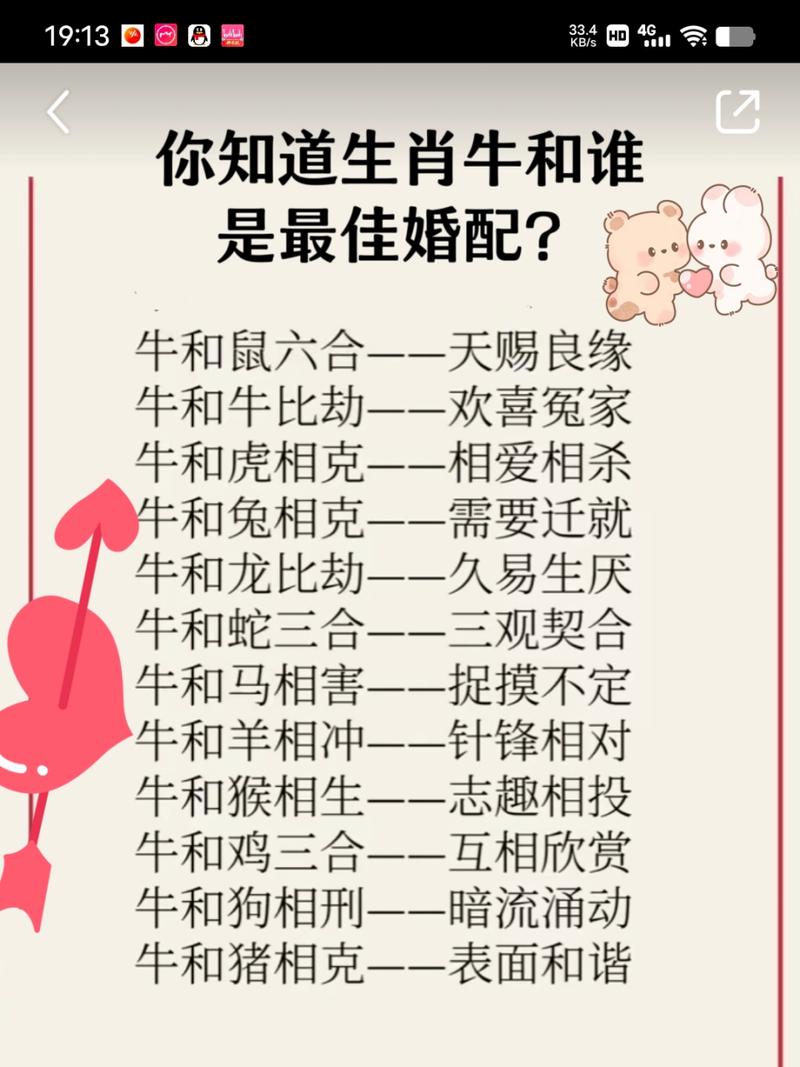 什么生肖和牛最配對呢、什么生肖和牛最配對呢圖片