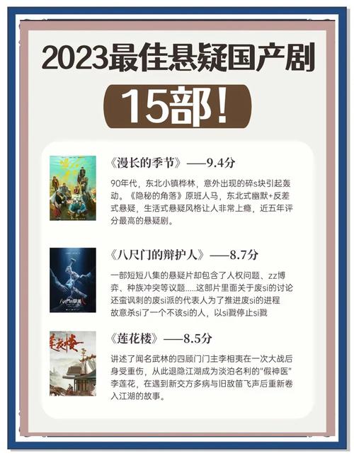 今年最好的三部懸疑劇、今年最好的三部懸疑劇排名